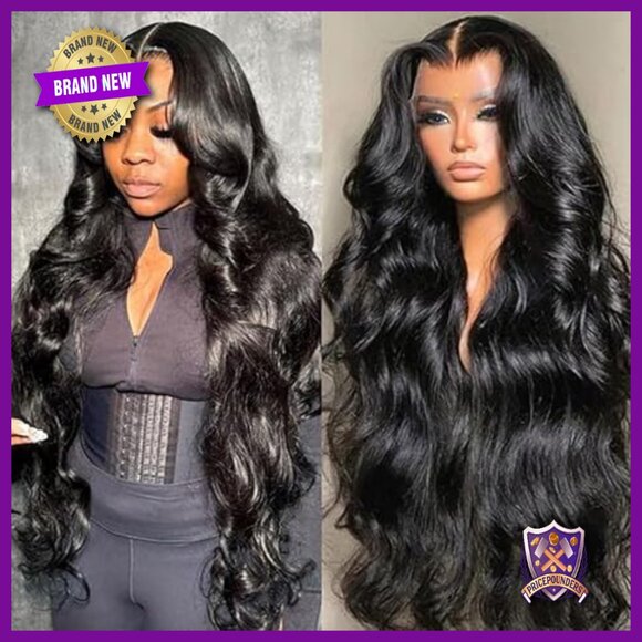13x6 Full Lace Front Wig Human Hair Body Wave 22 Inch Glueless